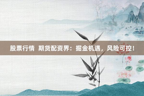 股票行情  期货配资界：掘金机遇，风险可控！