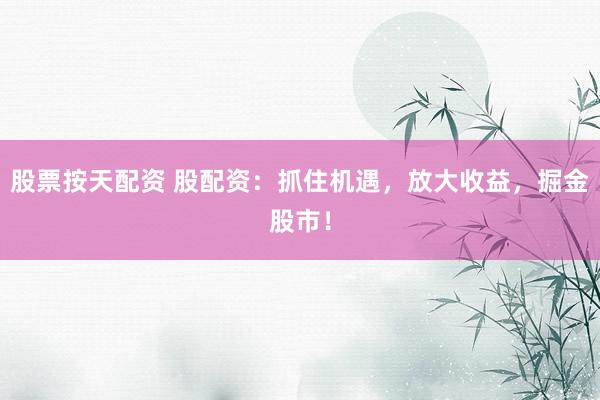 股票按天配资 股配资：抓住机遇，放大收益，掘金股市！